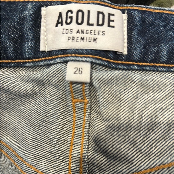 Agolde denim shorts size 26 - shopbop revolve - Picture 4 of 5